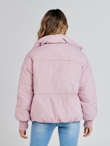 Chaqueta acolchada de invierno personalizada para mujer, ropa de calle cálida acolchada, moda informal, fabricante OEM, proveedor de fábrica - Product Image 5