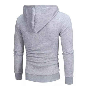 Sweat-shirt à capuche zippé tendance pour homme, confortable, en molleton 100% coton, élégant, surdimensionné avec un design doublé, taille XXS - Product Image 6