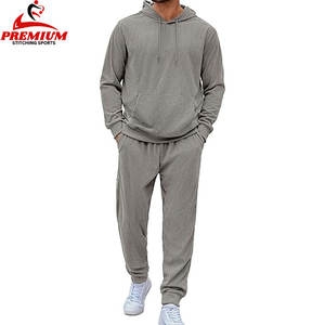 Survêtement personnalisé à bas prix pour hommes Ensemble de survêtement de jogging deux pièces Ensemble de survêtement de style dernier cri - Product Image 3
