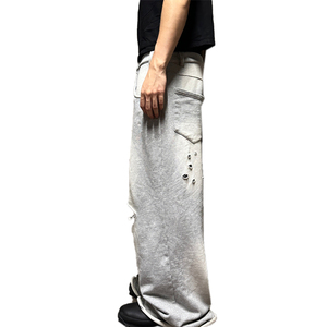 Pantalones de chándal informales antiarrugas para hombre de calidad superior con logotipo personalizado/ropa deportiva desgastada en color con los últimos diseños - Product Image 3