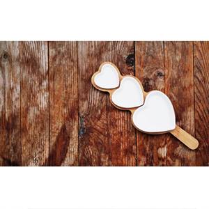 PLATO DE MADERA DE MANGO Producto de Venta caliente Cuenco decorativo de madera de mango con corteza de árbol Hecho EN LA India - Product Image 4