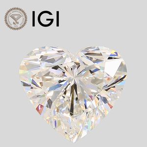 Vvs2 Vvs1เพชร3ct หัวใจห้องแล็บ Vs2หัวใจ Vs1ตัดรูปหัวใจ - Product Image 1