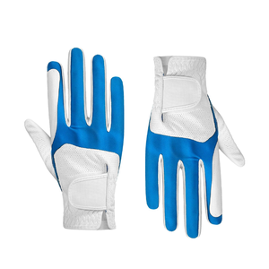 Nouveau design, gants de golf personnalisés en tissu doux de qualité supérieure, protection des mains, respirants, anti-UV, sangle de poignet réglable, sport, extérieur, blanc - Product Image 4