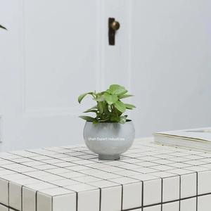 Wholesaler Metal Round Shape Flower <b>Ball</b> <b>Bowl</b> for Home and Wedding Tabletop Decorative Flower <b>Bowl</b> in Grey Color - Product Image 2