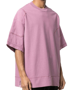 T-shirt en jersey pour homme écologique respirant à manches courtes Qualité de luxe Service OEM Conception personnalisée Installations de production en vrac - Product Image 5