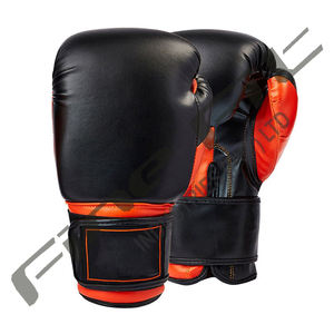Haute qualité sur mesure couleurs personnalisées gants de boxe gagnants en cuir véritable évacuation de l'humidité fermeture à enfiler gants à enfiler - Product Image 1