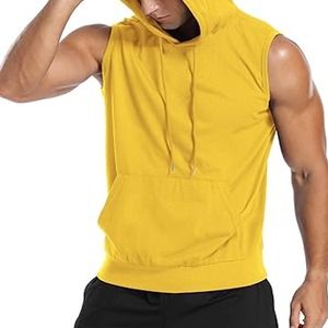 Débardeur en tricot de coton et polyester à séchage rapide pour hommes avec logo personnalisé Conception ample d'été sans manches fabriqué par Dress Sports - Product Image 4