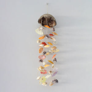 Handmade Natural Seashell Wind <b>Chime</b> <b>Bell</b> Hanging Coastal Sea Shell Pendant <b>Chimes</b> Beach Theme Decoration - Product Image 5