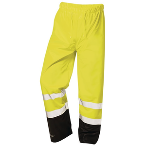 กางเกงกันฝนแบบสะท้อนแสง Dirk Size M สีเหลือง/ดำ อุปกรณ์เสริมสำหรับชุดกันฝน - Product Image 2