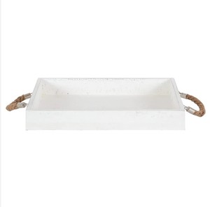 Petit déjeuner réversible de style artistique dans un plateau de lit en bois de manguier sculpté à la main avec insert en métal pour plateau de service décoratif en gros en vrac - Product Image 6