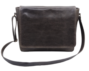 Hakiki deri yönetici resmi ofis erkek omuz dizüstü askılı çanta Crossbody tarzı boyutu tam Flap Vintage çanta - Product Image 2