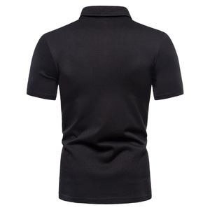 Camiseta de Golf para Hombre 100% Algodón de Punto, Antiarrugas, Diseño Sólido, Personalizable, Suministro ODM para Equipos Empresariales, Talleres, Gimnasio - Product Image 2