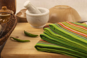 Paquete de toallas de cocina de algodón 100%, 6 salsas verdes, lino tejido de secado rápido, microfibra de bambú, uso doméstico sostenible, apto para niños - Product Image 5