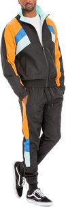 Logo personnalisé Nylon Coupe-vent Survêtement Pantalon de jogging Ensemble deux pièces coupe-vent Ensemble coupe-vent réfléchissant - Product Image 2