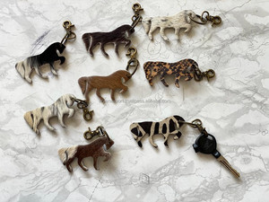 Llaveros de cuero de vaca para mujer, llaveros bonitos de cuero, accesorios - Product Image 2