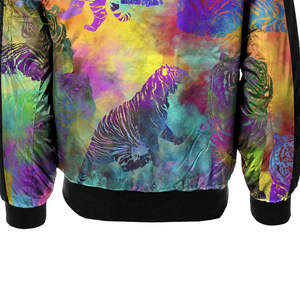 Chaqueta Bomber Ligera para Hombre con 2 Bolsillos Laterales con Cremallera, Estilo Sublimado, Precio al por Mayor, Servicio OEM - Product Image 6