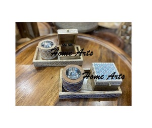 Quemador de madera árabe pintado a mano, diseño fantástico, quemador Dukhoon de forma personalizada para uso en hoteles y restaurantes - Product Image 1