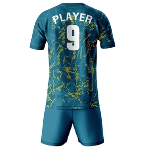 Conjunto de Camisetas de Fútbol Personalizadas de Alta Calidad, 100% Poliéster, Secado Rápido, Ecológicas, Colores y Tallas Personalizadas, Venta al Por Mayor - Product Image 3