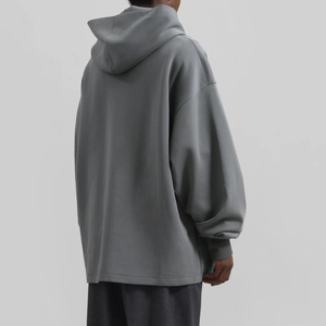 Factory Rate Breathable Custom Logo Oversized Plain Pullover <b>Hoodies</b> High Quality Blank Drop Shoulder <b>Hoodies</b> Fleece Hoodie Men - Product Image 5