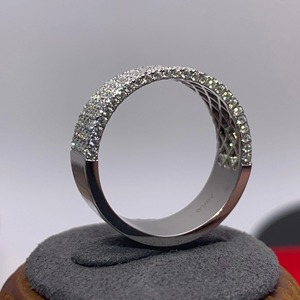 925เพชรโมอิสสีเงิน7มม. สำหรับผู้ชายขายส่ง - Product Image 2