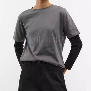 Latest Style Lightweight Summer Women Double Layer <b>T</b> <b>Shirts</b> Eco-Friendly Quick Dry Breathable Pakistan Made Plus Size - Product Image 5