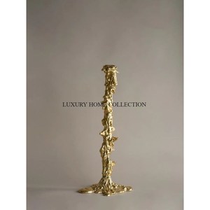 Premium Quality Aluminum Gold Polished Luxury Indoor Candle Holder Standard Classic Designing Home Luxury Candle Holder Hot Sale - Product Image 1