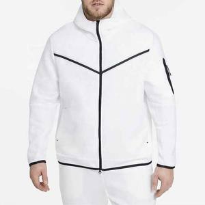 Sweat à capuche d'hiver personnalisé pour homme, coupe classique, poids lourd, respirant, grande taille, sweat-shirt personnalisé, pull à fermeture éclair, couleur unie - Product Image 5