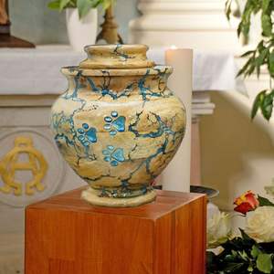 Custom Engraved Luxury Wooden Pet Urn <b>Box</b> for Dog Cat Ashes Personalized <b>Memorial</b> Burial <b>Keepsake</b> Storage Teardrop Shape - Product Image 6