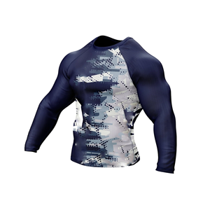 Rashguard de nailon de alto rendimiento con absorción de humedad y protección UV para MMA y otros deportes para todas las actividades - Product Image 1