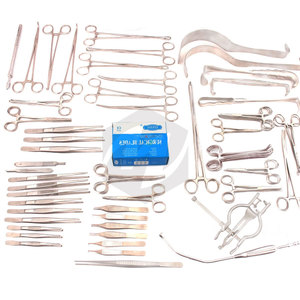 Ensemble complet d'instruments médicaux chirurgicaux de laparotomie pédiatrique de 108 pièces pour la chirurgie générale stérilisable de qualité médicale supérieure - Product Image 4