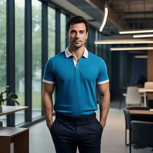 เสื้อโปโลแขนสั้นผู้ชาย, เสื้อโปโลคอปกเสื้อโปโลแขนสั้น - Product Image 2