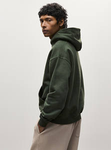 100% coton lourd polaire ensemble motif solide survêtements d'hiver vêtements respirants et écologiques - Product Image 5