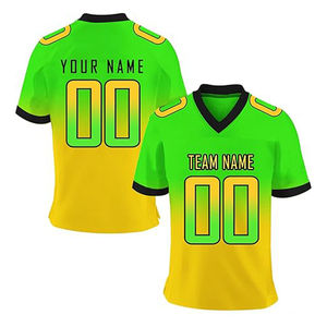 Camisetas de fútbol americano de diseñador personalizado talla grande sublimación imprime pantalones cortos conjuntos últimos juegos camiseta de fútbol universitario - Product Image 3