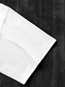 Camiseta con estampado de algodón de manga corta personalizada para hombre con Personalización completa - Product Image 4