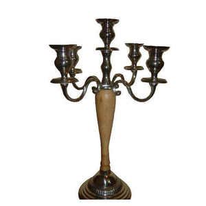 Bougeoir Nouveau bougeoir en métal tendance pour la maison Hôtel Villas et dessus de table de mariage Utilisation décorative Candélabre en Antique - Product Image 1