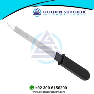 Lime à ongles de poche en saphir double face, manucure, pédicure, soin pour les ongles des doigts et des orteils, qualité de marque - Product Image 4