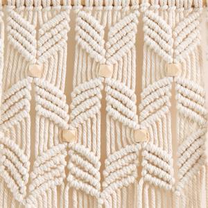 2025 Isar International Bohemian Macramé Estante Venta caliente Decoración para el hogar para la decoración del dormitorio de la sala de estar a precio mayorista - Product Image 6