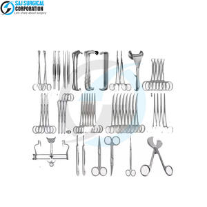 Juego de instrumentos quirúrgicos abdominales ecológicos de acero inoxidable con etiqueta privada - Product Image 2