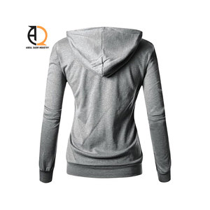 เสื้อฮู้ดผู้หญิงสีพื้นมีสไตล์ - Product Image 4