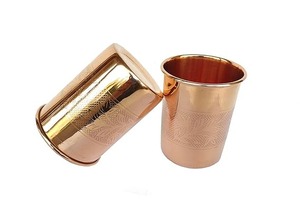 Premium Hammered Copper Glassware for Elegant Home and Kitchen Fancy Drinking <b>Water</b> <b>Glasses</b> Metal Metal faizacraft - Product Image 2