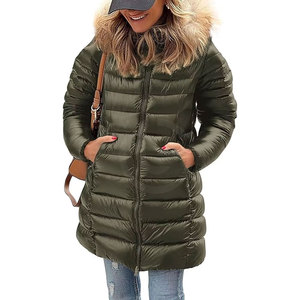 Vente en gros Manteau d'hiver pour femmes Coupe-vent Mode Veste à capuche Vêtements d'hiver pour femmes Veste d'hiver pour femmes - Product Image 4