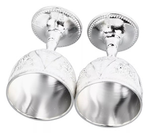 Nouveau design de haute qualité verre à vin en métal pour les décorations de Noël prix de gros - Product Image 4