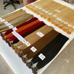 Extensions de cheveux humains à la kératine de haute qualité I Tip, cheveux bruts vietnamiens alignés sur les cuticules vierges 100% prêts à être expédiés - Product Image 6