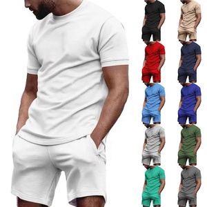 Ensembles courts personnalisés pour hommes Ensemble deux pièces d'été décontracté Costumes assortis pour hommes Chemises et shorts Ensembles pour hommes Gym 2025 - Product Image 2