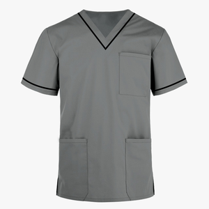 Uniforme de Hospital de Color gris transpirable profesional, camisa médica masculina, uniformes médicos - Product Image 6