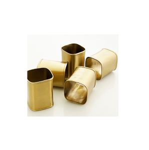 Modern Brass <b>Napkin</b> <b>Ring</b> Style with Premium Quality Wedding Brass <b>Napkin</b> Holders for Parties Tableware Dinner Decor - Product Image 4
