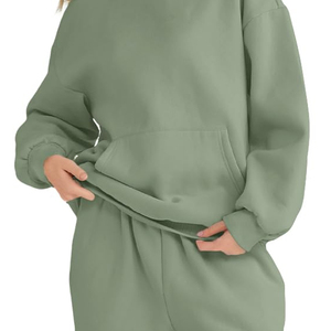 Ropa de calle personalizada con diamantes de imitación Sudadera con capucha de peso pesado de gran tamaño Venta caliente Sudadera personalizada Sudaderas CON CAPUCHA DE LAS MUJERES - Product Image 6