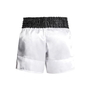 Pantalones cortos clásicos de Muay Thai para hombres y mujeres boxeo Kickboxing MMA BJJ ropa de lucha entrenamiento ejercicio logotipo personalizado - Product Image 2