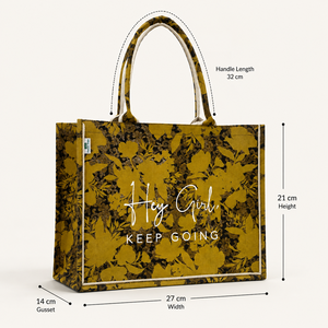 Bolsa de Mano Personalizada de Lona para Mujer, con Estampado Floral, Laminada en PP, para la Playa o Compras, 27x21x14cm, OEM, ODM, Proveedor de Fábrica al por Mayor - Product Image 6