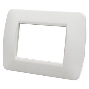 Etroit serie spazio piatto di plastica 3P colore bianco satinato compatibile con Bticino luce vivente-materiali elettrici/ - Product Image 2